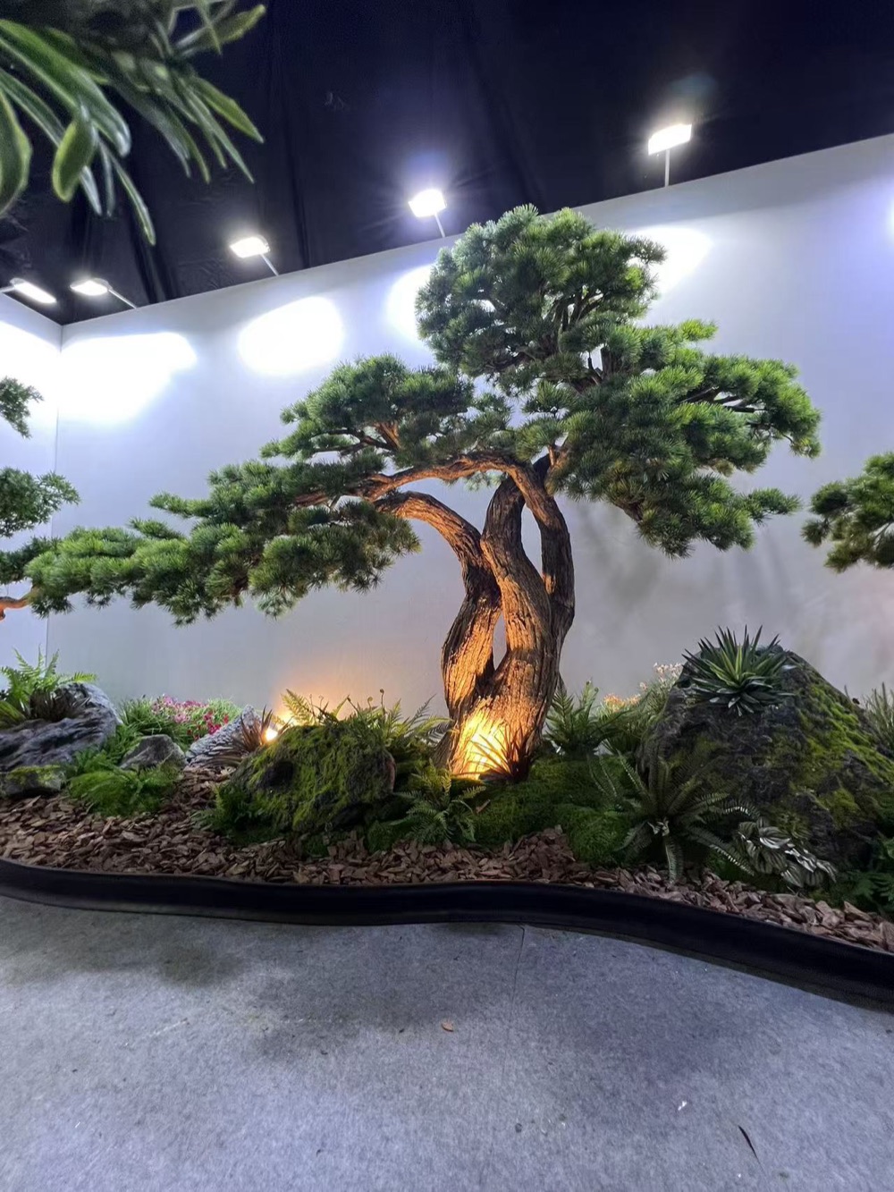 Artificial pine display